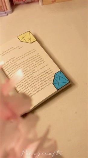 Easy book mark 💎 #diy #artandcraft #crafts