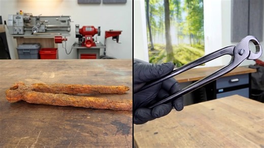 These pincers were unusable - until he restored them