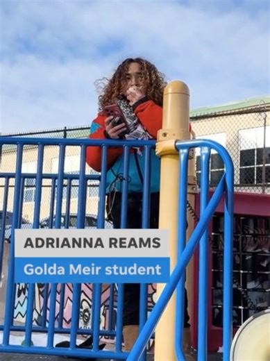 Golda Meir School Students Protest Against ICE