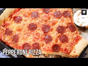 Pepperoni Pizza Recipe | Cheesy, Crispy & Delicious Pizza at home