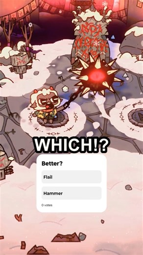 Better Weapons? Flail or Hammer (Cult of the Lamb Woolhaven)
