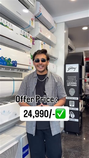 ELECTRONICS | FURNITURE | HOME APPLIANCES on Instagram: "Beat this Summer Heat ☀️ with Rutika Enterprises & Furnitures. 1.5 Ton 3 Star AC 🌟 🌟 🌟 with an effect price of just Rs.24,990/-💸💸💸 Also don’t miss the Republic Day Bumper Offers 🇮🇳 on: ✅TV units ✅Refrigerators ✅Washing Machines ✅Furniture Items And Many more 🤯🤯 🎁Offer Valid till Stocks Last- Hurry Up! 📍Visit us at: ➡️ Mahindra Company sq., Sai Nagar, Hingna Road, Nagpur. ➡️ Opp. Metro Pillar 54, Hingna Road, Nagpur Call/ DM For