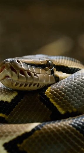 Silenciosa. Precisa. Implacable. La pitón no persigue… calcula. Su cuerpo musculoso se desliza sin hacer ruido hasta envolver a su presa en un abrazo mortal. No usa veneno: usa fuerza, paciencia y control absoluto. Cada movimiento es lento, pero definitivo. 🌿 Una sombra viva de la selva. ⚠️ Cuando ataca, ya es demasiado tarde | Clima Extremo