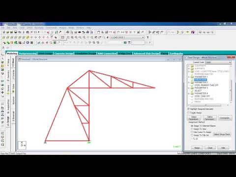 STAAD Pro Tutorials - Analysis & Design of Steel Truss Type-5 ( Day 36)