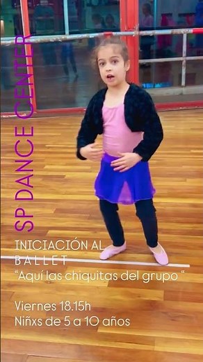 Iniciación al Ballet infantil Primeros pasos en danza clásica. Clases para niños y niñas desde los 5