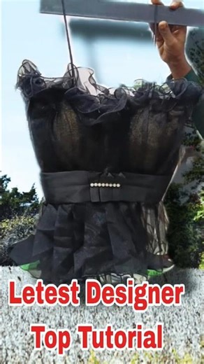 Latest Designer Top Making | Easy Cutting & Stitching Tutorial