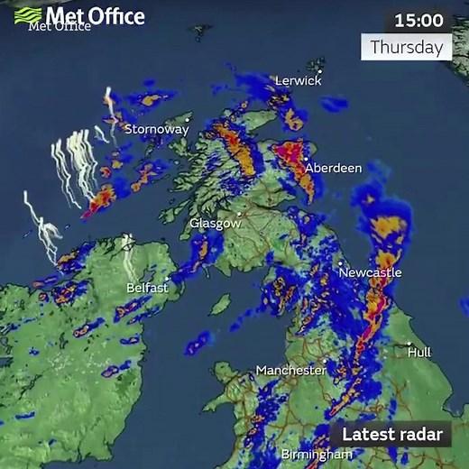 UK lightning map shows where strikes are hitting as warnings issued | The Sun