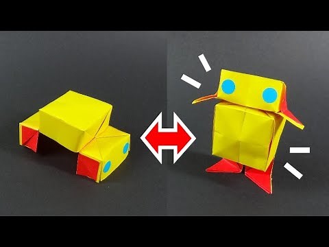 折り紙「トランスフォーマー」Origami "Transformer"