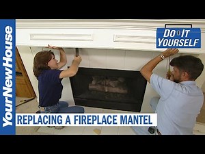 Replacing a Fireplace Mantel - Do It Yourself