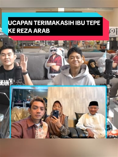 Ucapan Terimakasih Ibu Tepe Ke Reza arab #marapthon3 #Fyp #ybrap #tepe