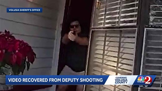 Video recovered from deputy's bodycam hit with bullet during assault investigation in Deltona | Watch