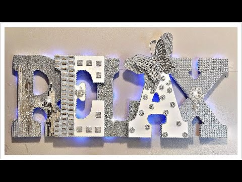 DIY GLAM BATHROOM WALL DECOR | DIY BATHROOM DECOR