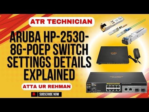 ARUBA Hp-2530-8g-poep Switch  Settings Details Explained #switch #aruba #arubanetworks #digitalmodes