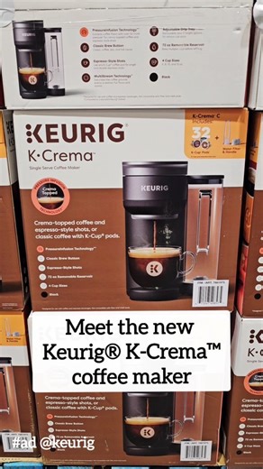4.3K views · 60 reactions | #ad New Item Alert Keurig® K-Crema™...