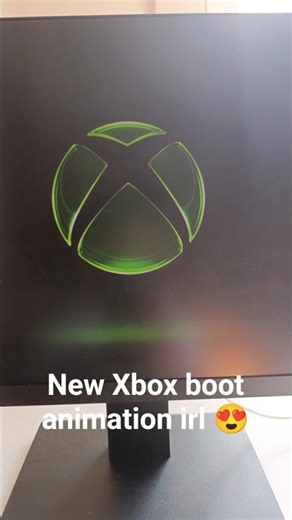 New Xbox boot animation irl#xbox