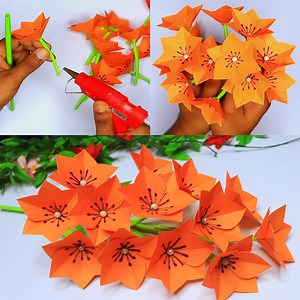 1.1M views · 4.1K reactions | Simple to make creeper flowers paper crafts | Bright Art and Crafts | Facebook
