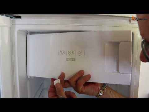 How to replace the door on your freezer compartment on your refrigerator?