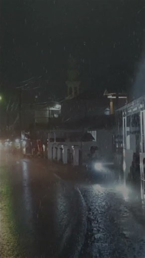 HEAVY STORM RAIN 🌧️ | Relaxing Rain Ambience in a Dark Night