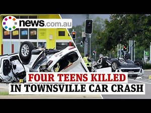 Four children killed in Townsville car crash