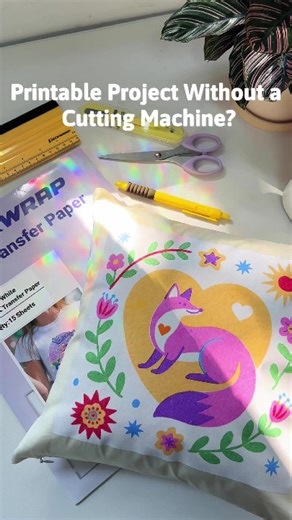 Can I use printable heat transfer without cutting machine? Materials -TeckWrap inkjet printable heat transfer paper -Scissors -Wax paper #teckwrapcraft #teckwrapvinyl #craftvinyl #diy #craft #diyproject #foryou #fyp