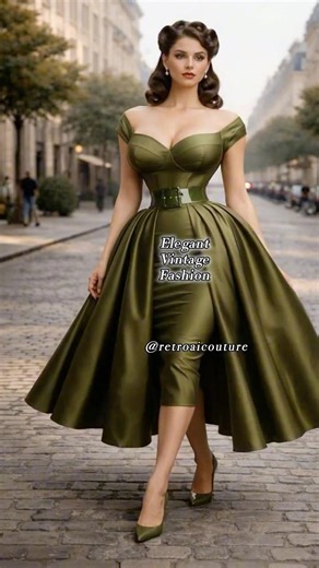 Vintage Fashion Reimagined for Everyone #aifashion #vintagestyle #fashiondesign