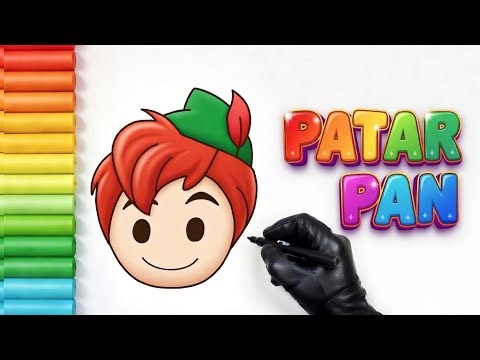 How to Draw a Cute Cartoon Face Inspired by Peter Pan | Easy Drawing for Kids