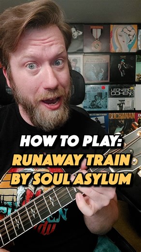 39K views · 325 reactions | Runaway Train Guitar Lesson #easyguitarlesson #easyguitartutorial #guitarlesson #guitartutorial #runawaytrainsoulasylum | Bob Denson | Facebook