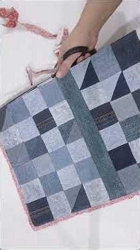 Make a Macbook Sleeve From Old Jeans - Genius Tips To Save Money | Upcycled Denim Lab