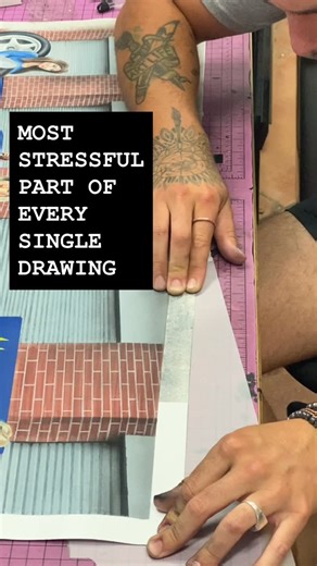 Cris Cross on Instagram: "Process… Tape Removal 😅 If you know, you know. Peeling off masking tape at the end of a piece is honestly the moment of truth — will it come off clean… or will it take half my artwork with it? 👀 Sometimes, if the paper or tape isn’t prepped properly, the adhesive grabs too tightly and can rip the surface, causing permanent damage to hours of work. It’s a small step, but it can make or break the whole piece. Here are a few tips I’ve learned to help prevent the heartbre
