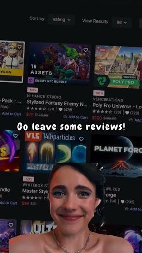 your reviews are way to rare. #unity #assets #gamedev #assetstore