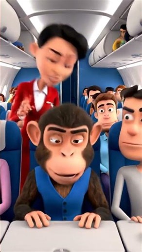 Monkey’s Hilarious Fart Incident on the Airplane