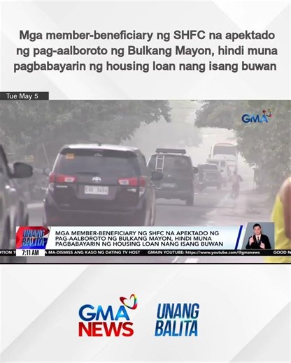 Mga member-beneficiary ng SHFC na apektado ng pag-aalboroto ng Bulkang Mayon... | Unang Balita