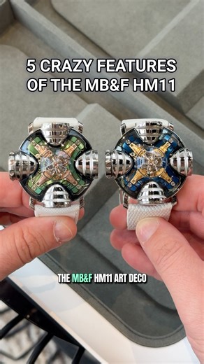 The MB&F HM11 Art Deco is one of the CRAZIEST watches ever made.