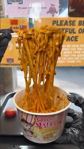 I Tried Fitting 15 TOPPINGS In My Buldak Ramen!! 😳🍜 INSANE