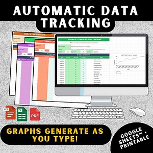 Digital IEP Goal Tracker | Student Data Tracking Sheets with Auto-Graphs