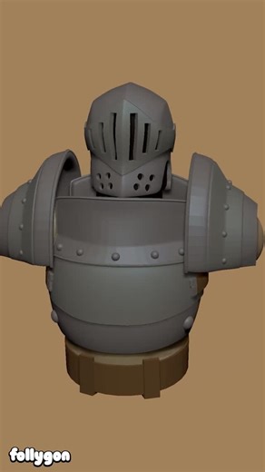 Follygon | Hard surface modeling works great in ZBrush once you know the tools. Learn how in my Design and Create a Robot tutorial, link in bio. And... | Instagram