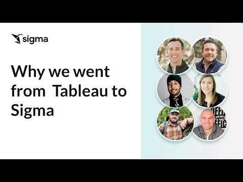 Why we went from Tableau to Sigma Computing