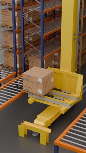 Atlantic Rack on Instagram: "Looking to improve warehouse efficiency, maximize storage space, and reduce operational costs? Stacker crane systems are one of the most advanced automated storage solutions available today. In this video, we showcase how stacker cranes automatically store, retrieve, and deliver pallets directly to picking areas — reducing manual handling, improving accuracy, and creating a safer, more productive work environment. Ideal for high-volume operations, automated systems h