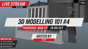 【YouTube|SCS Software】官方开车系列#273 Mark和Andi的3D建模101 - 第4集|3D Modelling 101 with M
