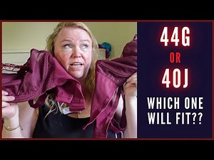 Are 44G and 40J similar in size / Big bust bra try on and comparison!