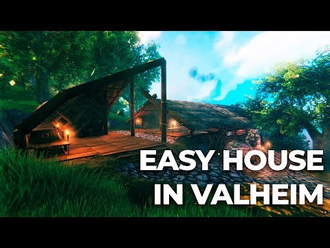 Easy house for newbie in Valheim | Building Tutorial