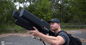 Long-range anti-drone gun can secure the entire neighborhood