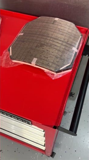 Custom cut ceramic armor plates