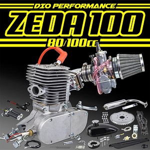 YD100 Zeda 80/100cc Dio Performance Full Engine Kit - Silver | home