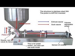 Full pneumatic liquid&paste filling machine 50-1000ML for cosmetic&pharmaceutical cream lotion