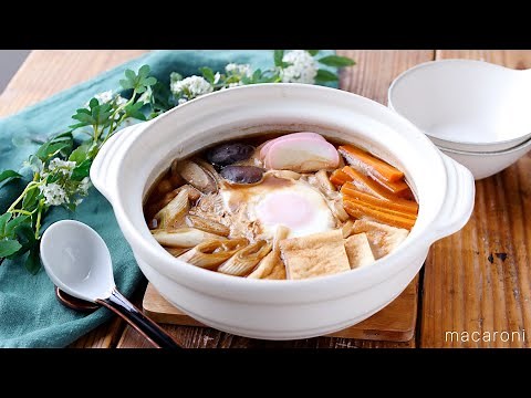 【みそ煮込みうどん】からだ温まる♪みそたっぷり！寒い季節に食べたくなる！