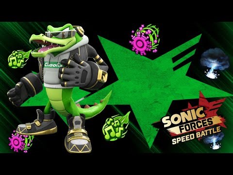 DJ Vector (lvl 5) Gameplay - Sonic Forces: Speed Battle