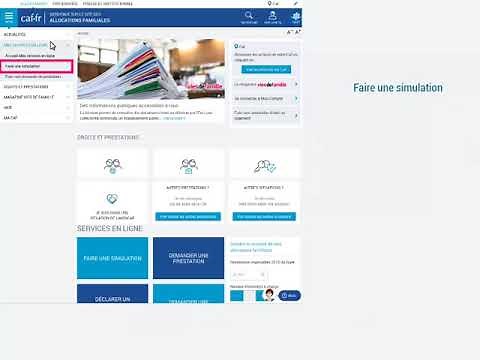 Caf.fr - Faire une simulation d'apl