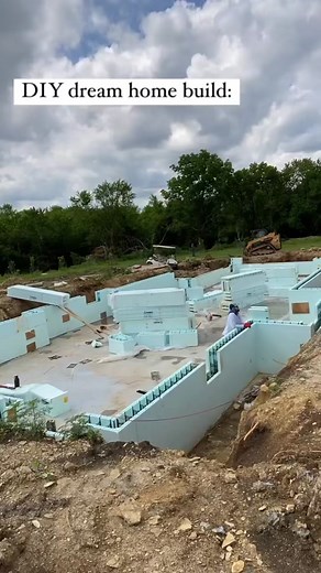 DIY dream home build : ICF edition! ICF - Insulated Concrete Forms. Though ICF wasn’t in the original plan for our basement, these crazy building material prices had us reconsider. Our original plan was to rent concrete forms. So we would install the rented forms, pour the concrete, then once the concrete walls were dry, we remove the forms and return them. We received multiple quotes and oh my gosh the price of renting the forms was insane. So we decided to bite the bullet and pay a little extr