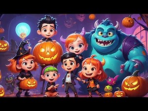 Trick or Treat Halloween Song 🎃 | Spooky Dance Fun for Kids with Monsters 👻